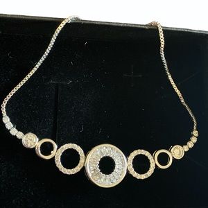 Mamfous Adjustable AAA round Tennis bracelet.